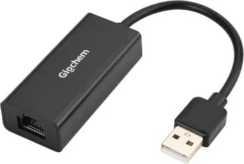 Konvertues USB 2.0 në Fast Ethernet (RJ45) / 1xUSB2.0 Type-A Male / 1xRJ45 Female / 10/100Mbps / 15cm / I zi