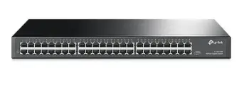 Switch TP Link / 48-Port / Gigabit / Rackmount / 48xRJ45 porte për 10/100/1000Mbps / I zi