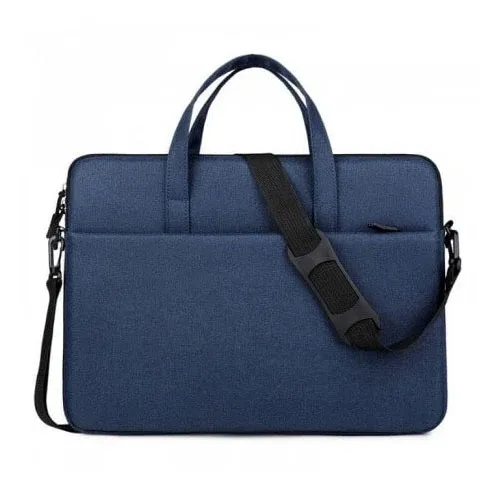 Çantë për Laptop B008 / B53-15 / 14 Inch / Polyester / Double Handle / With cushion protect / Lightweight / E kaltër - 1