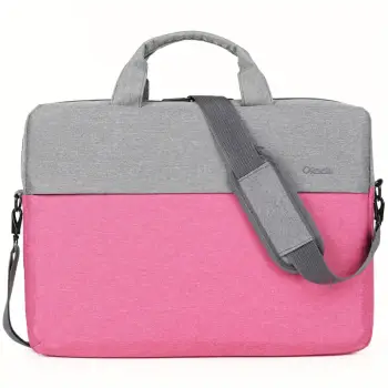 Çantë për Laptop Okade T52 / B53-10 / 13-14 Inch / Polyester / Waterproof / Anti-splash / Trolley sleeve / Lightweigh / Pink