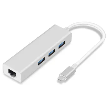 Hub Orange Pack Type-C with Ethernet Adapter Gigabite 15cm