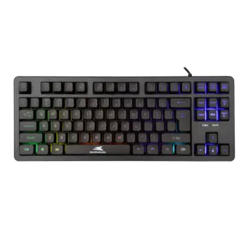 Tastiere Gaming Baracuda BGK-01114 US, e zezë