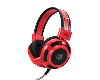 Kufje Gaming YORO Stereo F05 / 115db / Over-Ear / E zezë dhe E kuqe