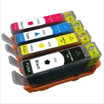 Set i Tonerave 655 / Black,Cyan,Magenta,Yellow / 600 pages / Compatible