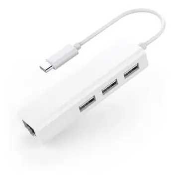 HUB USB Type-C në USB 2.0 1/4 / 15cm / I bardhë