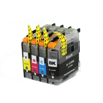 Set i Tonerave B-123BK,M,C,Y / Black,Cyan,Magenta,Yellow / 640 pages / Compatible