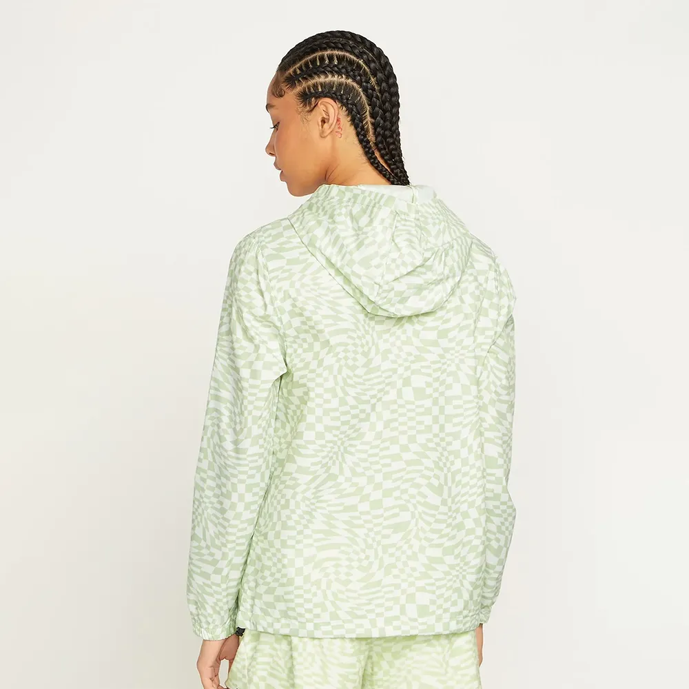 The North Face Women’s Campshire Fleece Hoodie – Shady Blue Mountain Geo Print - 1