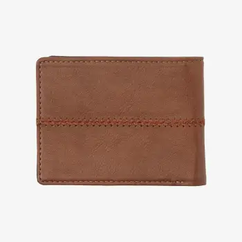 Volcom Men’s Slim Stone Large Wallet – Black