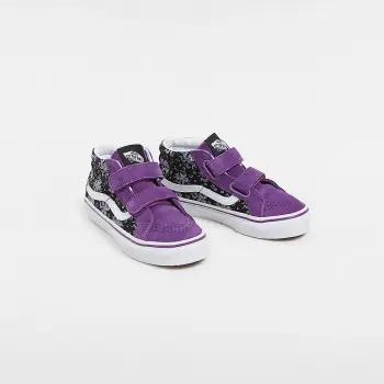 Vans Kid’s Old Skool V – Camo Flame / Black / Ice Camo