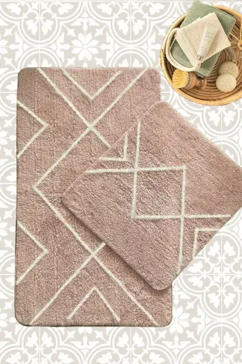 Set tapetash për banjo (2 copë), Mijölnir, Longan - ngjyrë pluhur
