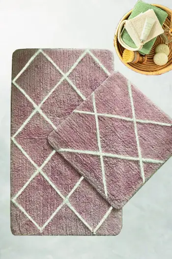 Set tapetash për banjo (2 copë), Mijölnir, Alinda, ngjyrë pluhur