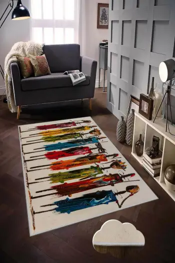 Qilim për korridor, shumëngjyrësh, Conceptum Hypnose, Hmnt47, 100x200cm