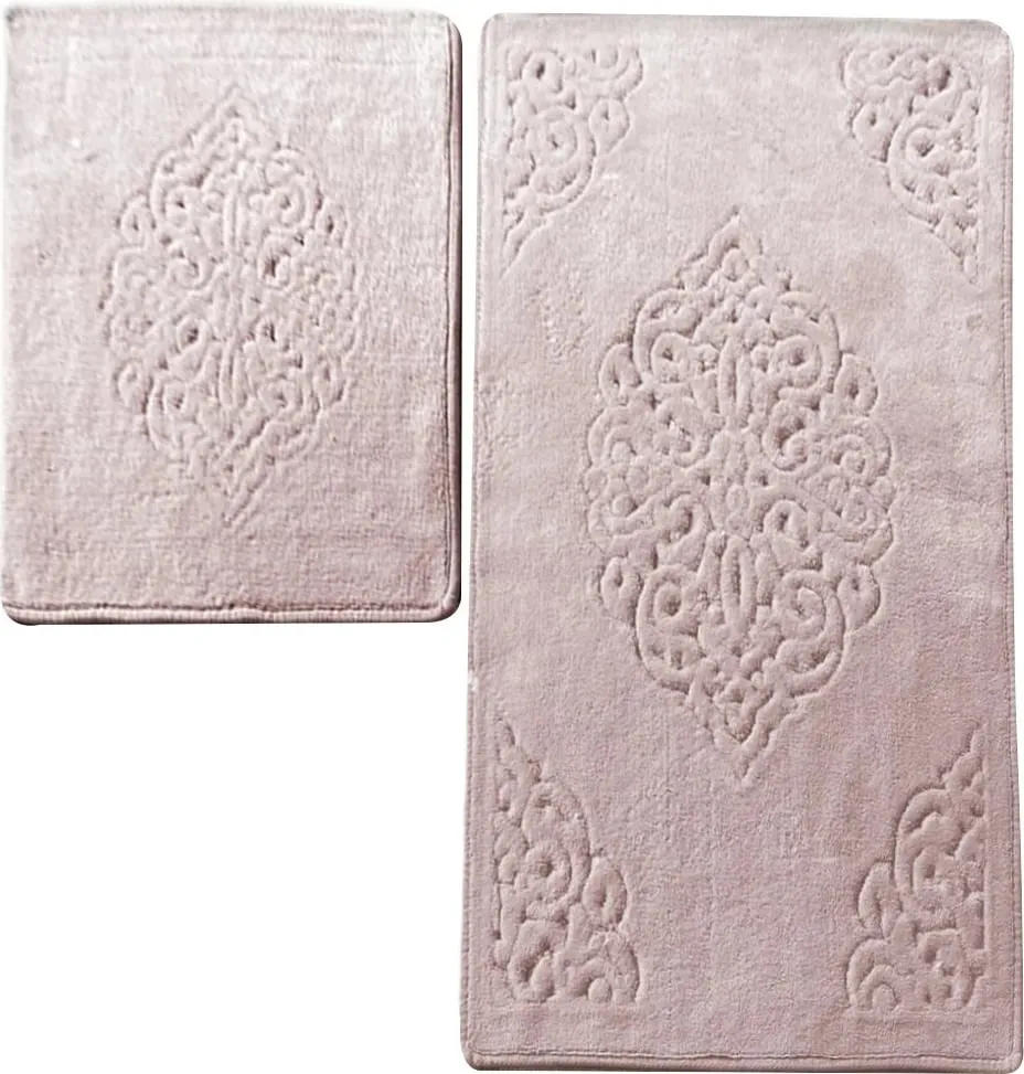 Set tapetash për banjo (2 copë), Mijölnir, Ottoman, ngjyrë pluhur - 4