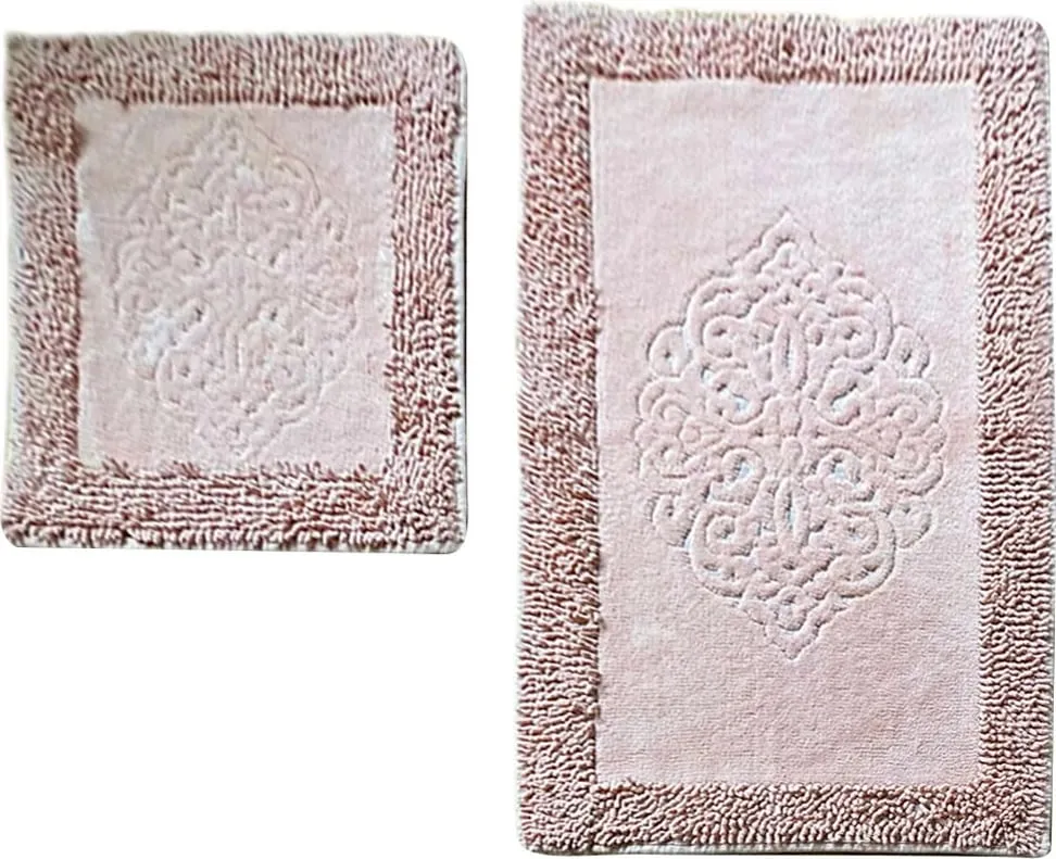 Set tapetash për banjo (2 copë), Mijölnir, Piante - ngjyrë pluhur - 6