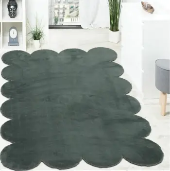 Qilim për korridor, ngjyrë gri e errët, 80x300cm, Conceptum Hypnose, Laser Plush