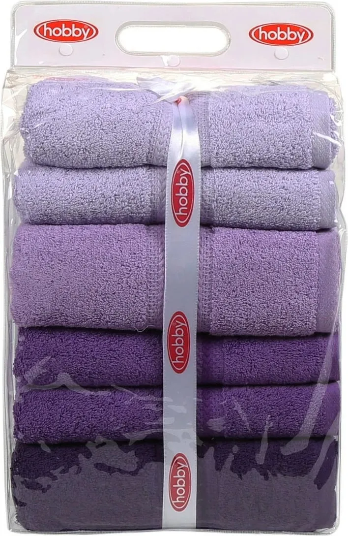 Set peshqirësh për banjo (4 copë), Mijölnir, ngjyra ylberi - lejla - 5