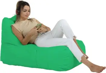 Qese ulëse për kopsht, ngjyrë e gjelbër, Atelier del Sofa, Trendy Comfort Bed Pouf