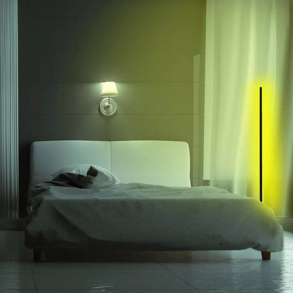 Llambë dyshemeje Opviq, Lumos, e verdhë - 4