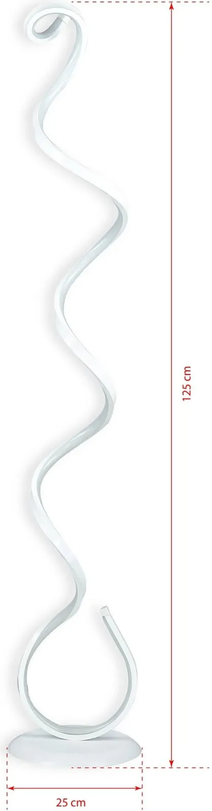 Llambë dyshemeje Opviq, model Cobra, e bardhë - 4