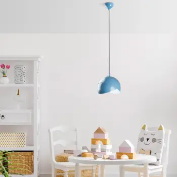 Llambë tavani Opviq Pacman, ngjyrë kaltër e çelët