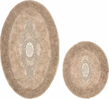 Set tapetash për banjo (2 copë), Mijölnir, Crown, ngjyrë kafe e çelët