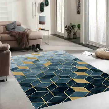Qilim Conceptum Hypnose, 160x230cm, Exfab215, i bardhë, i gjelbër, i artë