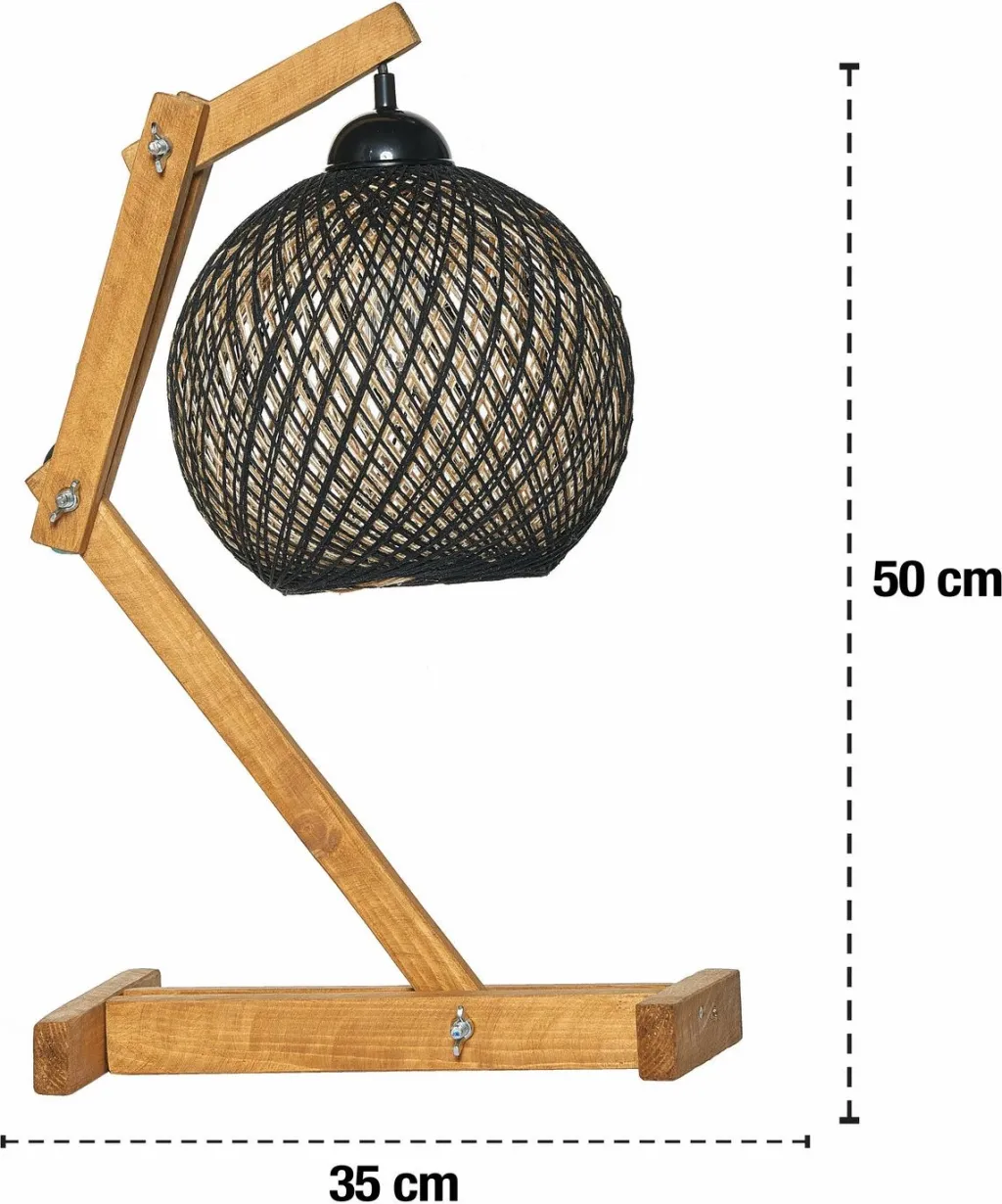 Llambë tavoline Opviq, Beehive, e zezë - 7
