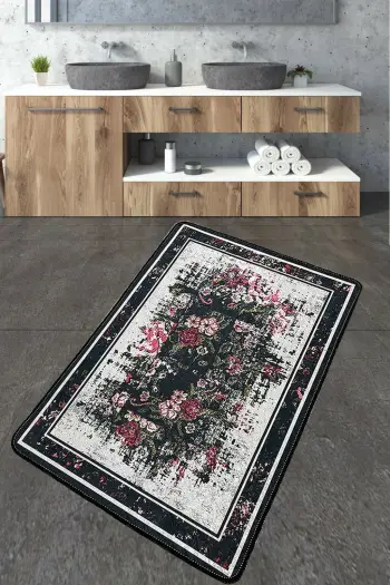 Tapet banjoje Mijölnir, arrosa, shumëngjyrësh, 70x120cm