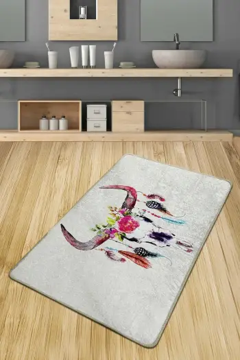Tapet për banjo Mijölnir, Cervo Djt, shumëngjyrësh, 80x100cm