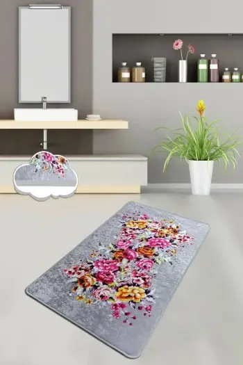 Tapet për banjo Mijölnir, shumëngjyrësh, 80x100cm