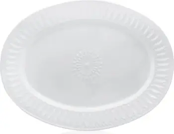 Pjatë shërbimi Hermia, krem, GRD0003, 3x31x41cm