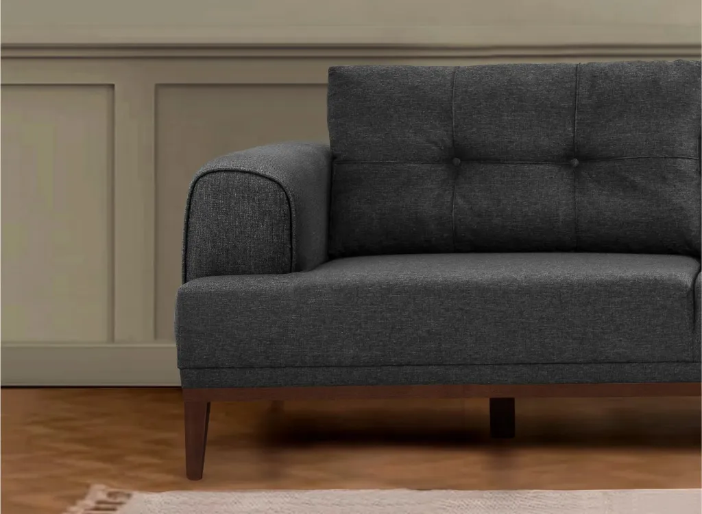 Këndore Atelier del Sofa, Vina, anthracite dhe walnut - 3