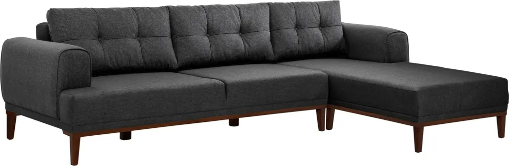 Këndore Atelier del Sofa, Vina, anthracite dhe walnut - 4