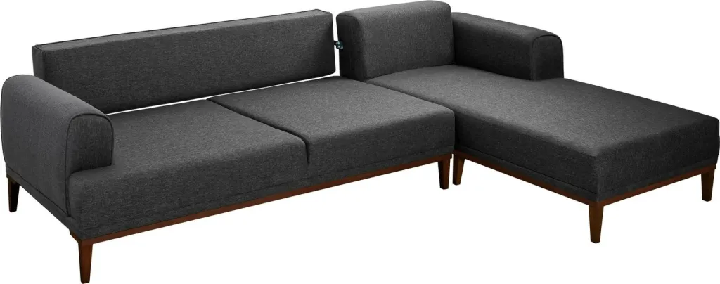 Këndore Atelier del Sofa, Vina, anthracite dhe walnut - 6