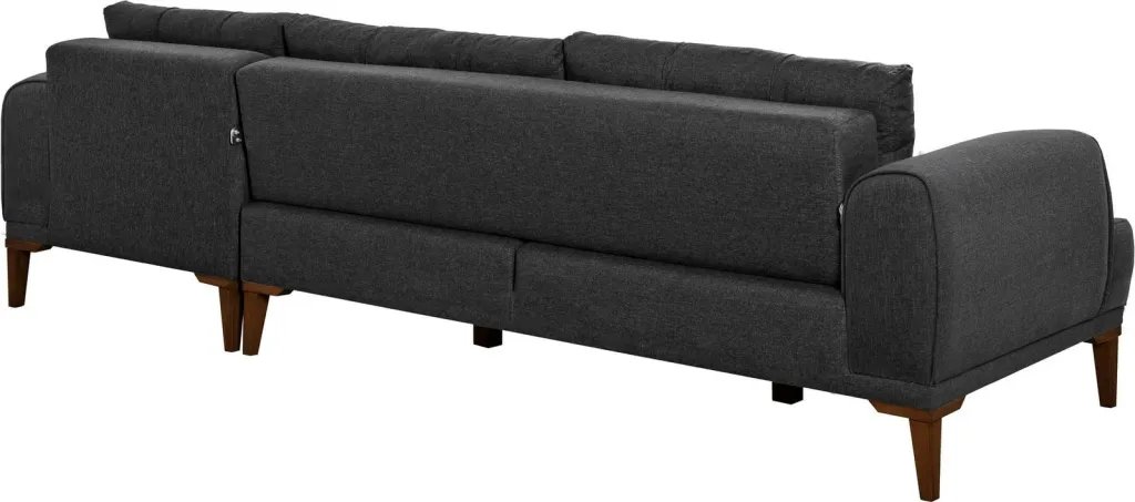 Këndore Atelier del Sofa, Vina, anthracite dhe walnut - 8