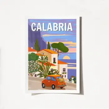 Poster pa kornizë, Calabria, shumëngjyrësh, 50x70cm
