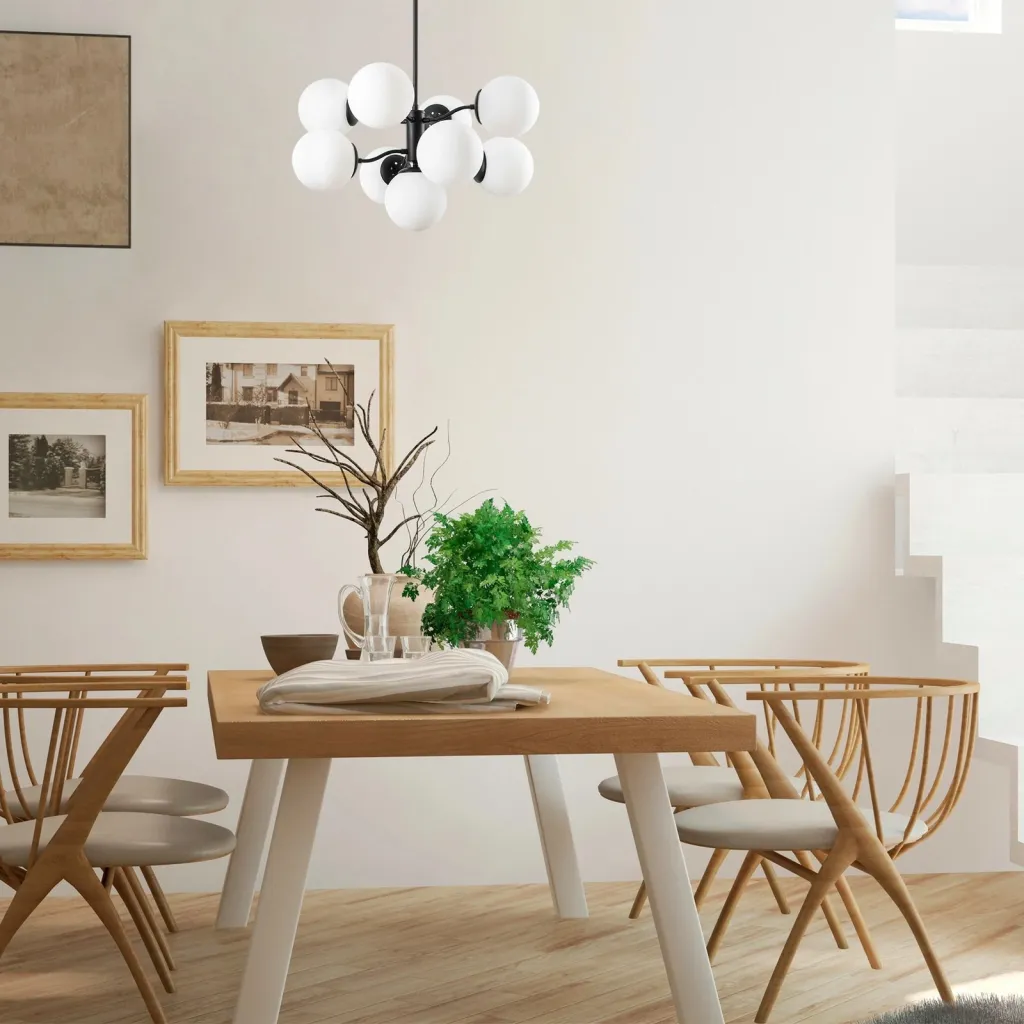 Llambë tavani Opviq Mudoni-MR-836-1, e zezë, moderne - 2