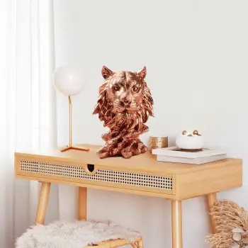 Objekt dekorativ Aberto Design, tigër, ngjyrë bakri