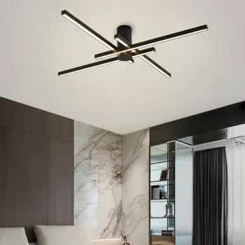 Llambë tavani moderne, Opviq Krakow - C1292, e zezë