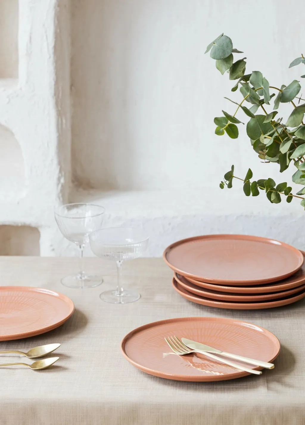 Set për servim torte (6 copë), Hermia, salmon, NON0027 - 4