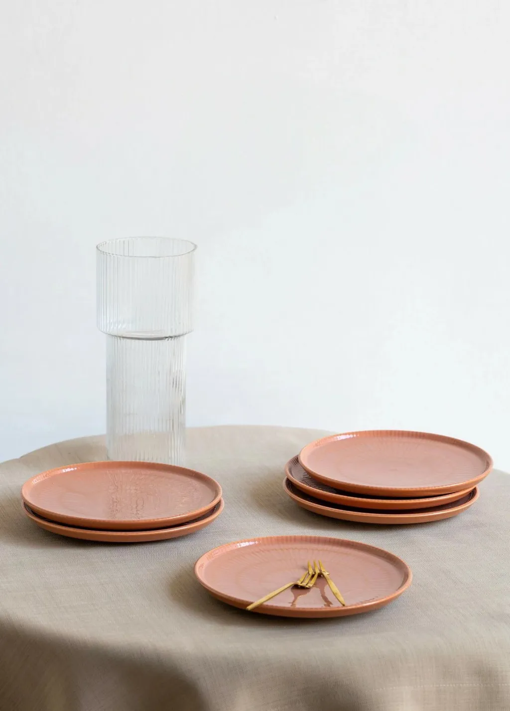Set për servim torte (6 copë), Hermia, salmon, NON0027 - 5