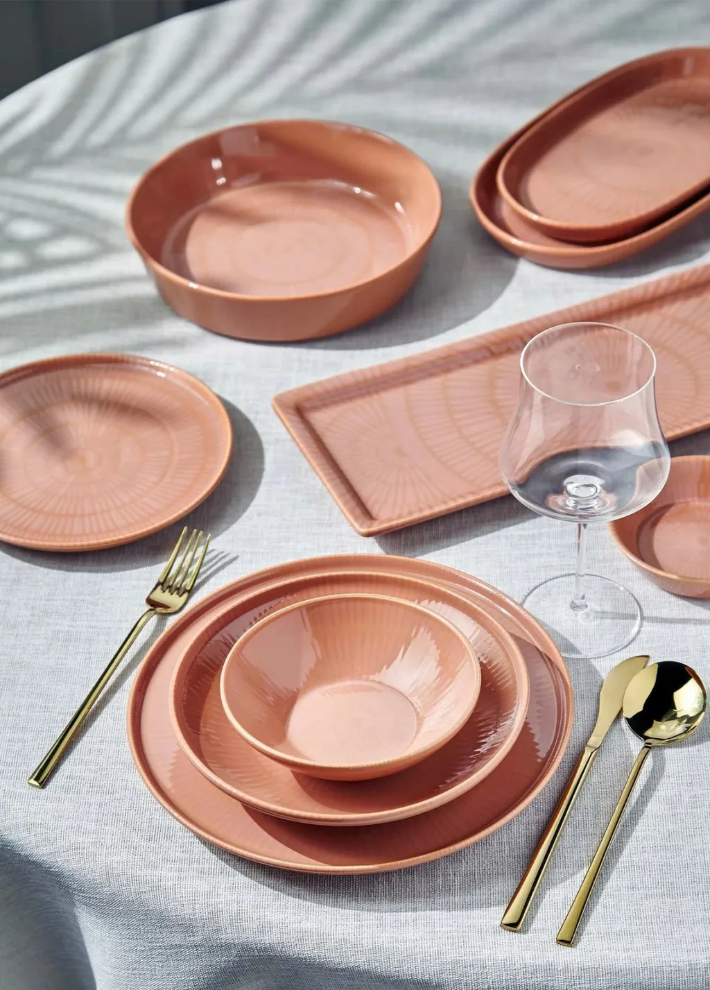 Set për servim torte (6 copë), Hermia, salmon, NON0027 - 6