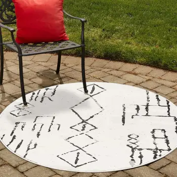 Qilim i rrumbullakët, i bardhë, 70 cm, Conceptum Hypnose, Woobtny0190