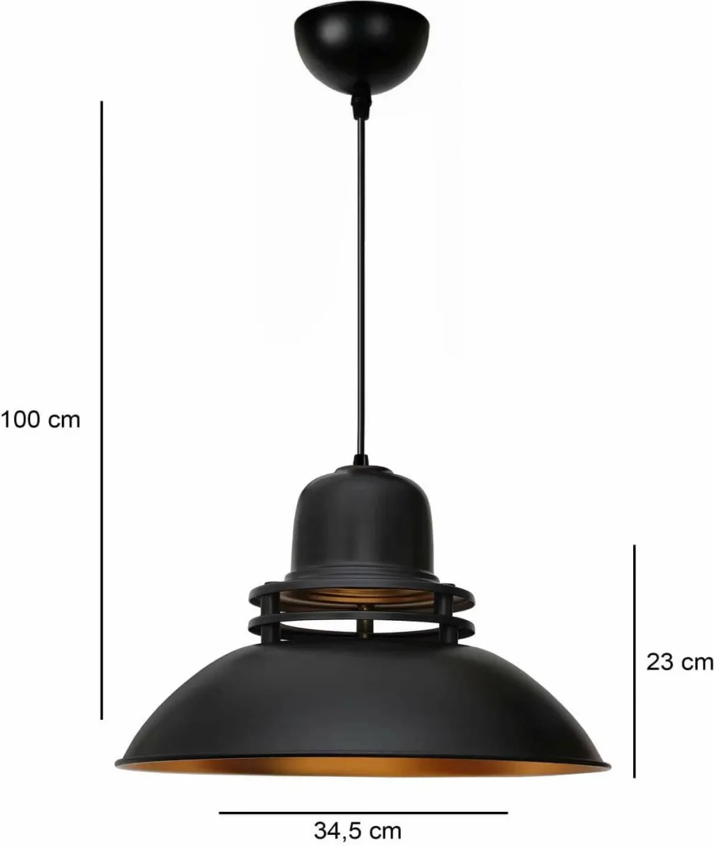 Llambë tavani Opviq, 241753, ngjyrë e zezë - 3