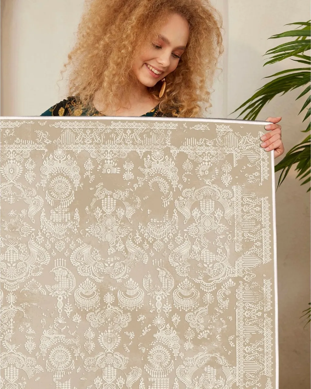 Qilim (80 x 150) Conceptum Hypnose, Eexfab797, bezhë - 2
