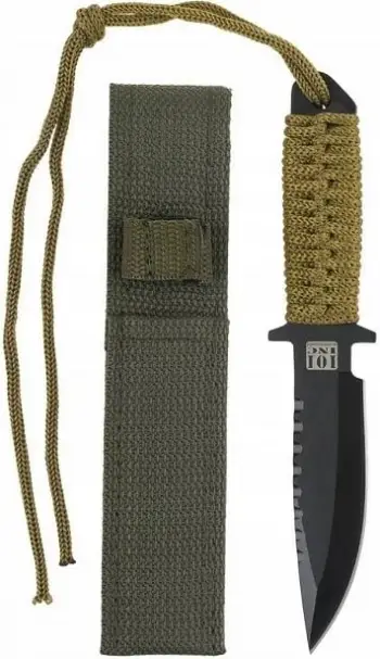 Thikë taktike 101 INC Combat Recon 7 Model A, 180 mm, Metal, Gjelbër