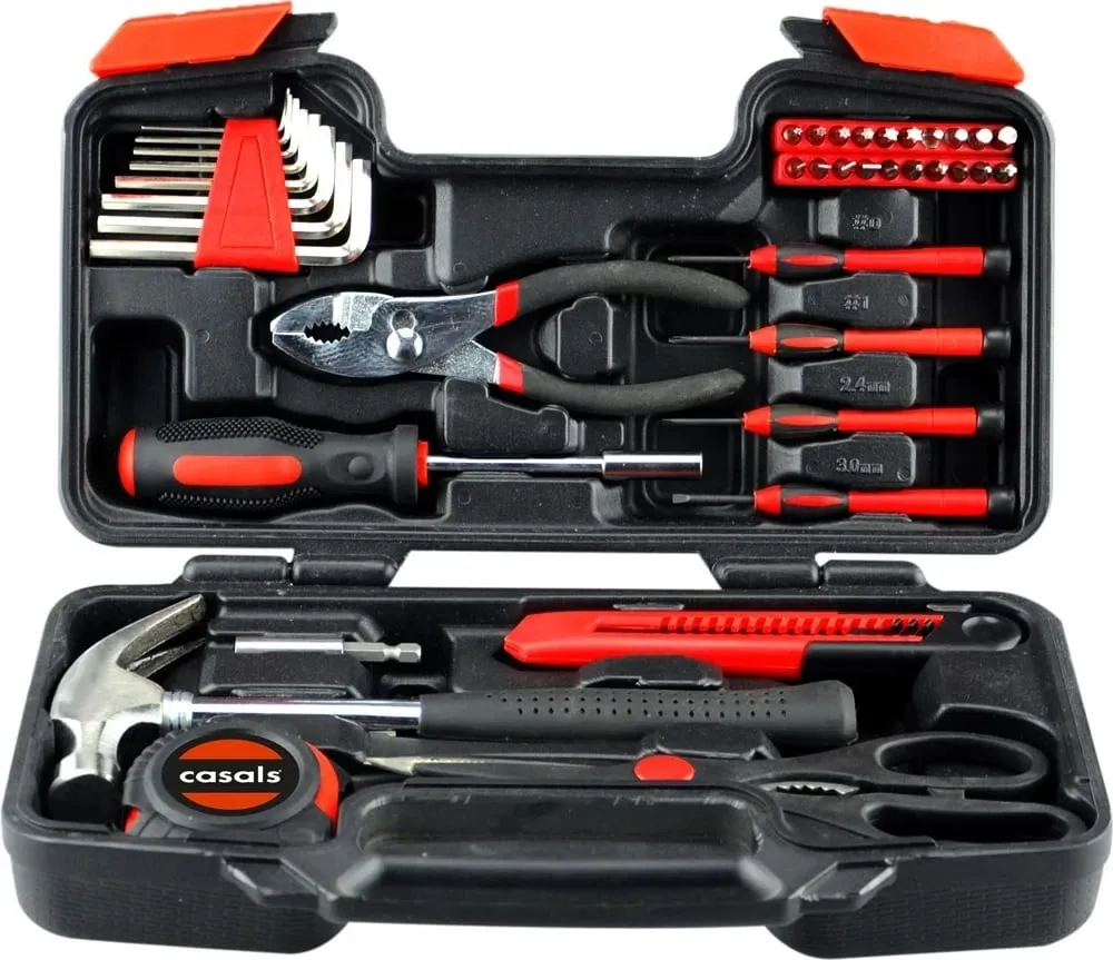 Set veglash dore Casals HH39, 39 pjesë, me kasë bartëse - 1