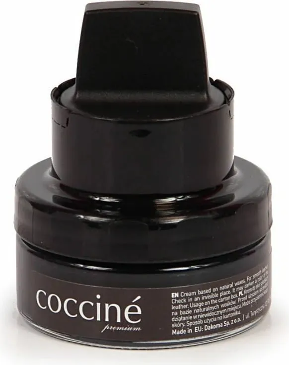 Krem për këpucë prej lëkure Coccine, i zi - 1
