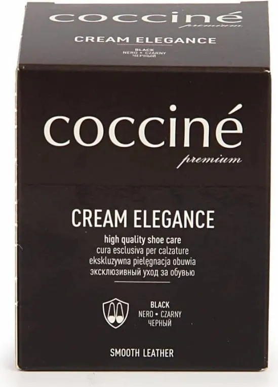 Krem për këpucë prej lëkure Coccine, i zi - 2