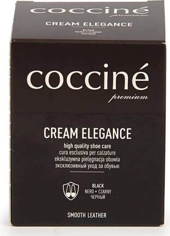 Krem për këpucë prej lëkure Coccine, i zi - 7